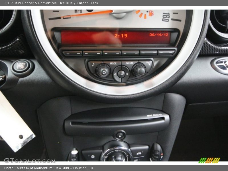 Ice Blue / Carbon Black 2012 Mini Cooper S Convertible
