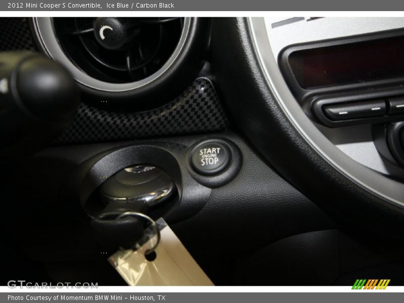 Ice Blue / Carbon Black 2012 Mini Cooper S Convertible