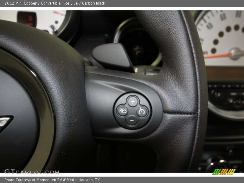 Controls of 2012 Cooper S Convertible