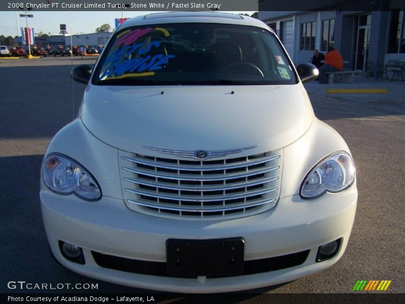 Stone White / Pastel Slate Gray 2008 Chrysler PT Cruiser Limited Turbo