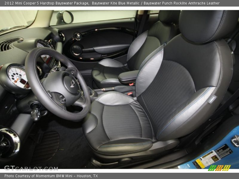  2012 Cooper S Hardtop Bayswater Package Bayswater Punch Rocklite Anthracite Leather Interior