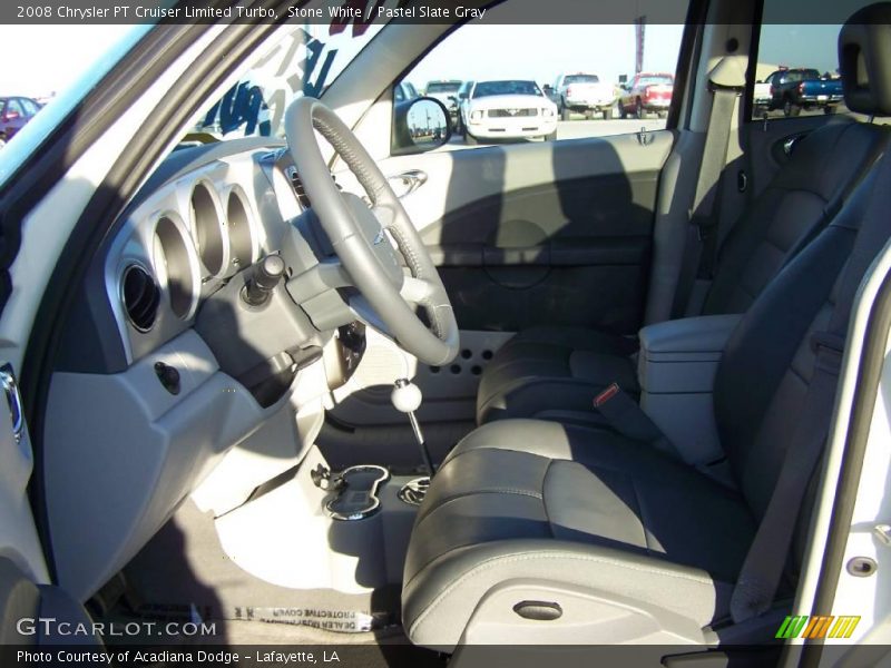 Stone White / Pastel Slate Gray 2008 Chrysler PT Cruiser Limited Turbo