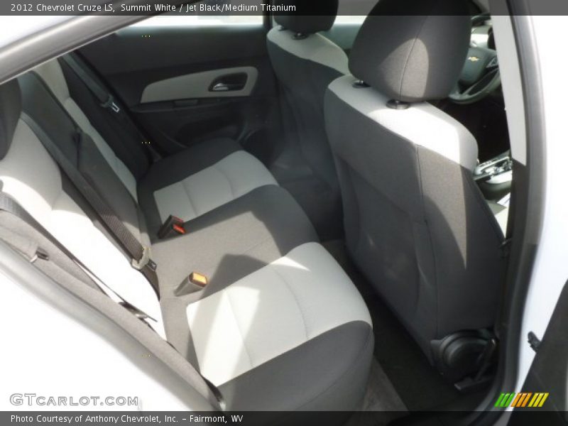 Summit White / Jet Black/Medium Titanium 2012 Chevrolet Cruze LS