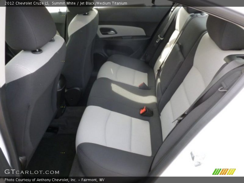 Summit White / Jet Black/Medium Titanium 2012 Chevrolet Cruze LS