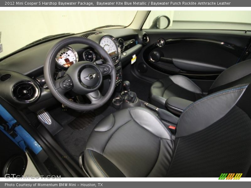  2012 Cooper S Hardtop Bayswater Package Bayswater Punch Rocklite Anthracite Leather Interior