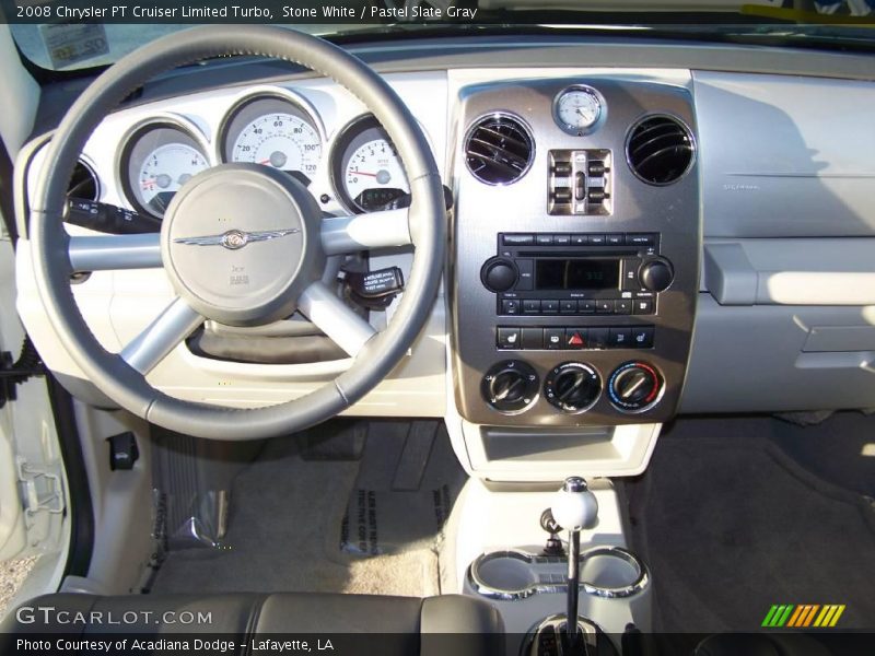 Stone White / Pastel Slate Gray 2008 Chrysler PT Cruiser Limited Turbo