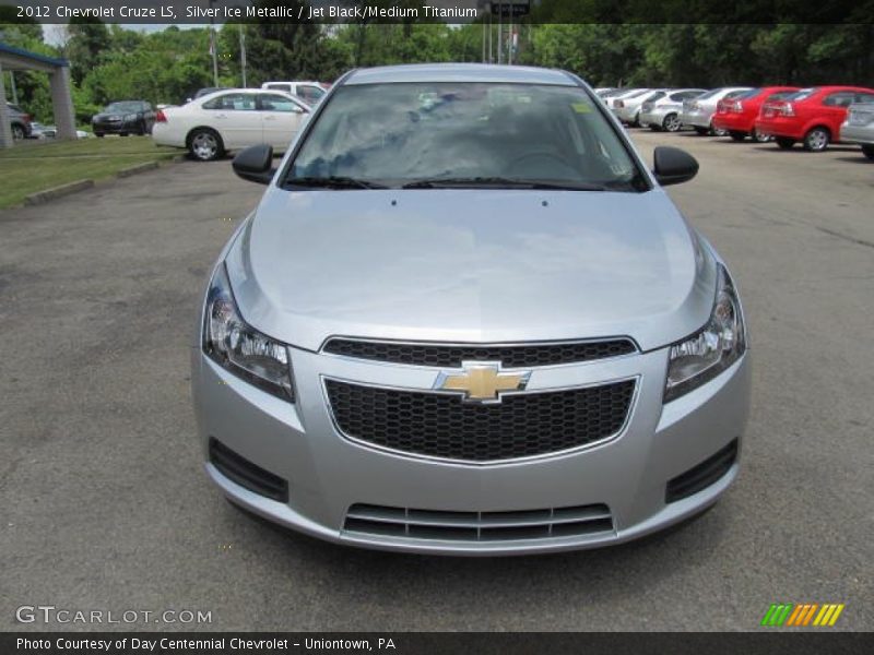 Silver Ice Metallic / Jet Black/Medium Titanium 2012 Chevrolet Cruze LS