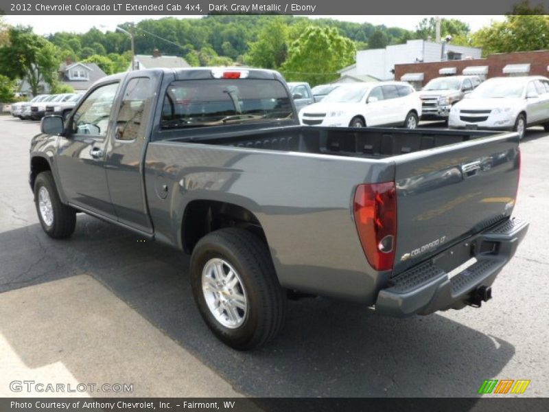 Dark Gray Metallic / Ebony 2012 Chevrolet Colorado LT Extended Cab 4x4