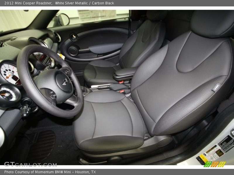 White Silver Metallic / Carbon Black 2012 Mini Cooper Roadster