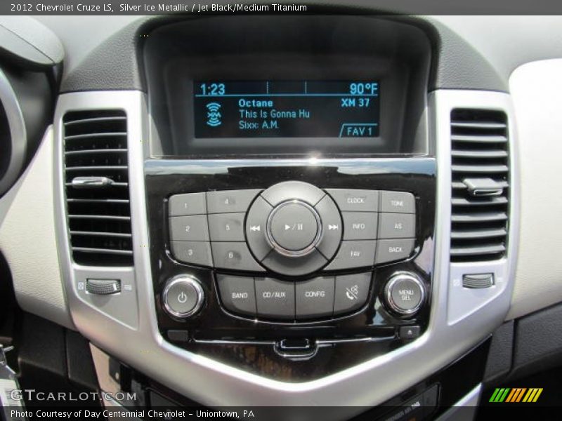Silver Ice Metallic / Jet Black/Medium Titanium 2012 Chevrolet Cruze LS