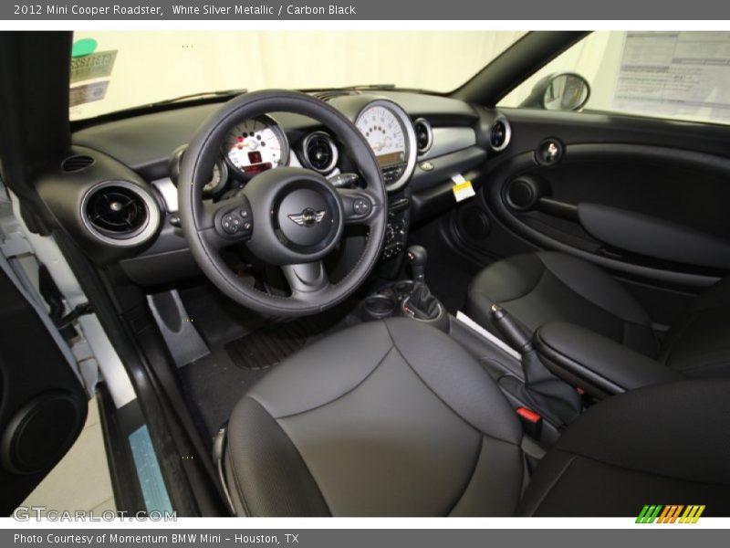 White Silver Metallic / Carbon Black 2012 Mini Cooper Roadster