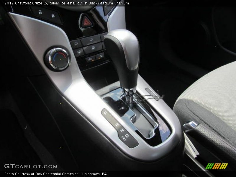 Silver Ice Metallic / Jet Black/Medium Titanium 2012 Chevrolet Cruze LS