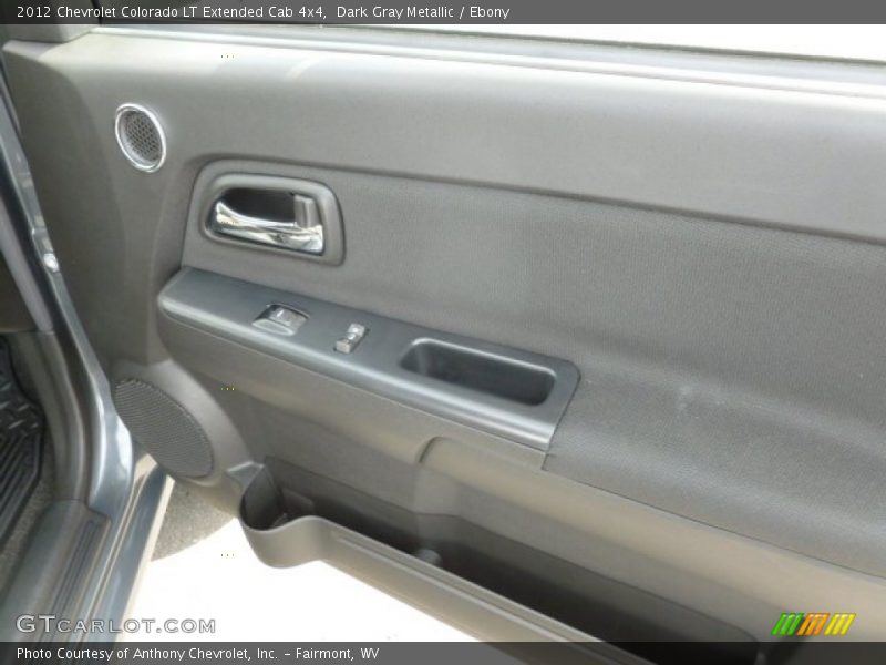 Dark Gray Metallic / Ebony 2012 Chevrolet Colorado LT Extended Cab 4x4
