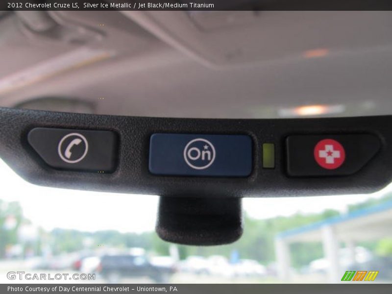 Silver Ice Metallic / Jet Black/Medium Titanium 2012 Chevrolet Cruze LS