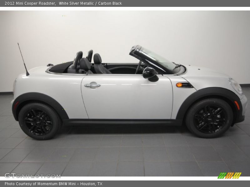  2012 Cooper Roadster White Silver Metallic