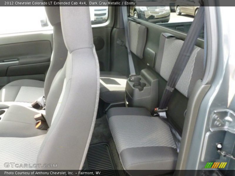 Dark Gray Metallic / Ebony 2012 Chevrolet Colorado LT Extended Cab 4x4