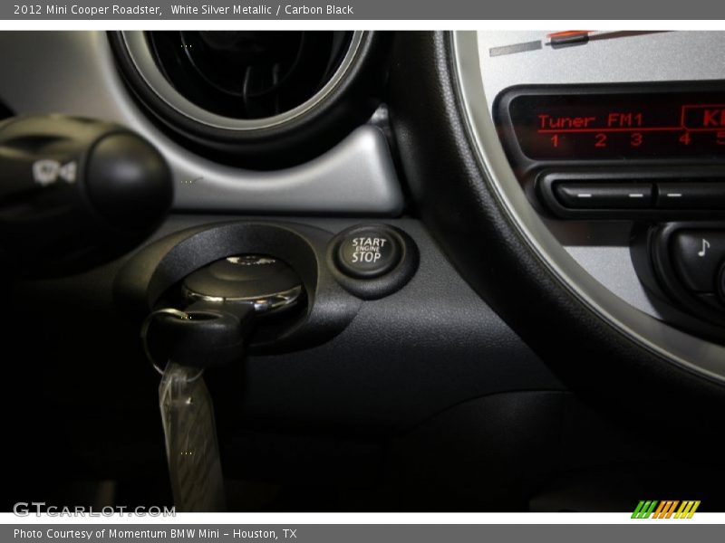 White Silver Metallic / Carbon Black 2012 Mini Cooper Roadster