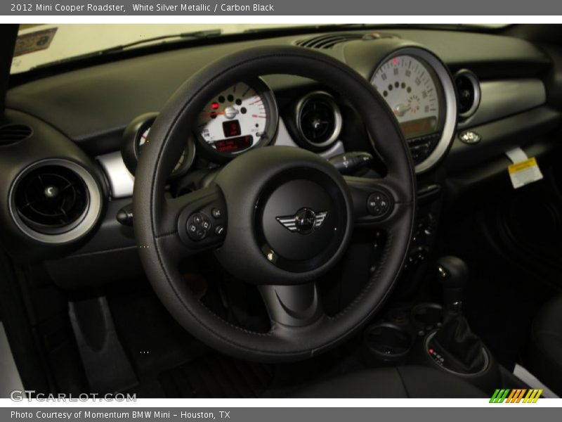 White Silver Metallic / Carbon Black 2012 Mini Cooper Roadster