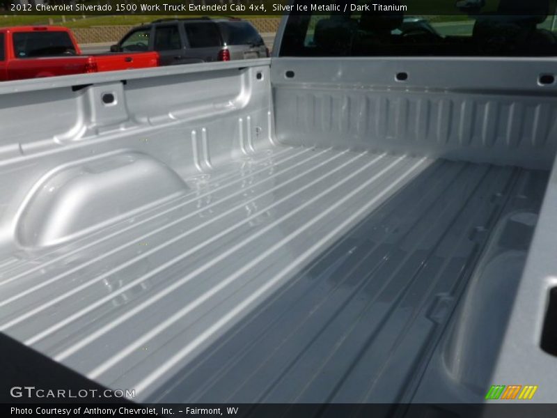 Silver Ice Metallic / Dark Titanium 2012 Chevrolet Silverado 1500 Work Truck Extended Cab 4x4