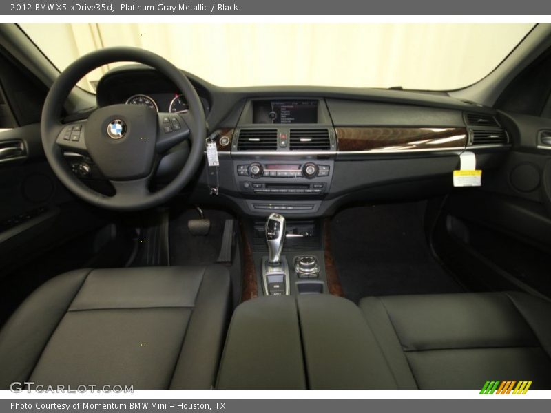 Platinum Gray Metallic / Black 2012 BMW X5 xDrive35d