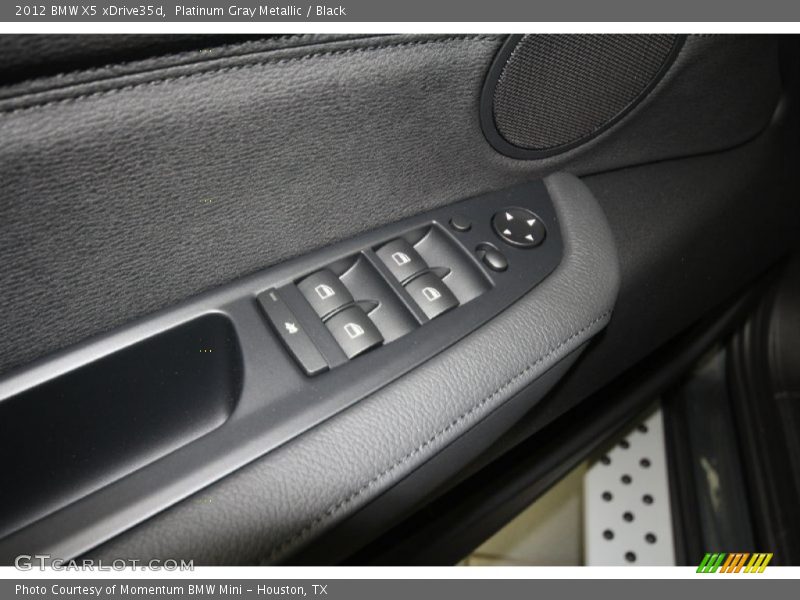 Platinum Gray Metallic / Black 2012 BMW X5 xDrive35d