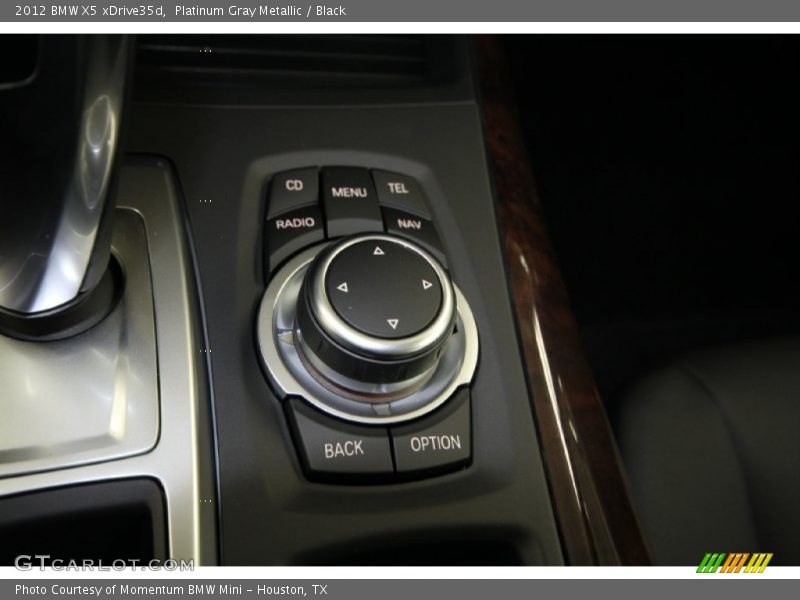 Platinum Gray Metallic / Black 2012 BMW X5 xDrive35d