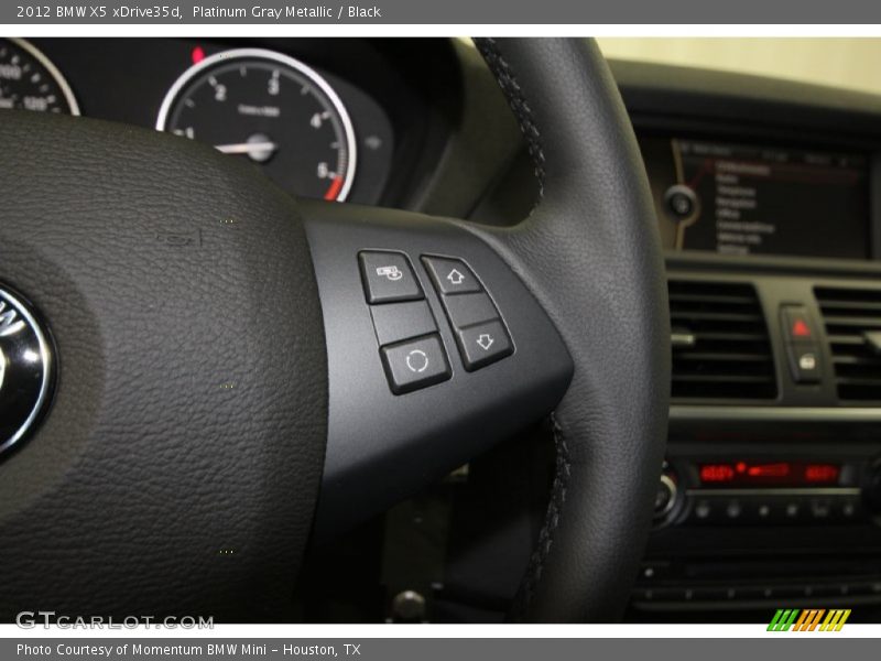 Platinum Gray Metallic / Black 2012 BMW X5 xDrive35d