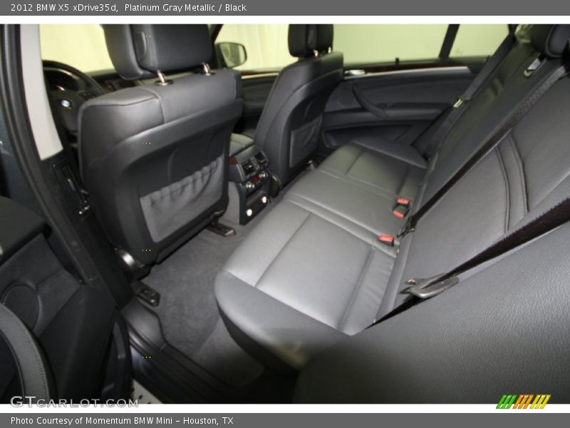 Platinum Gray Metallic / Black 2012 BMW X5 xDrive35d