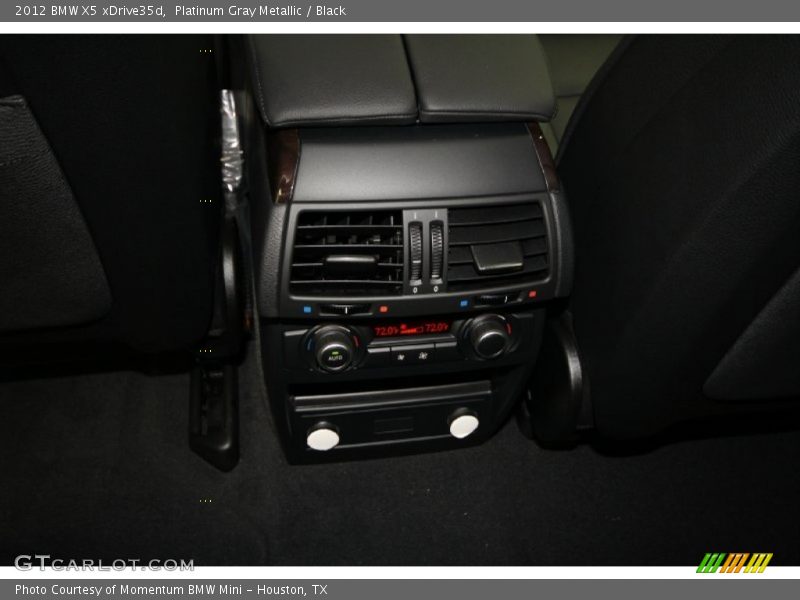 Platinum Gray Metallic / Black 2012 BMW X5 xDrive35d