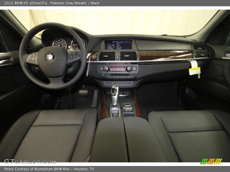 Platinum Gray Metallic / Black 2012 BMW X5 xDrive35d