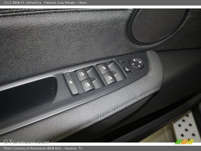 Platinum Gray Metallic / Black 2012 BMW X5 xDrive35d