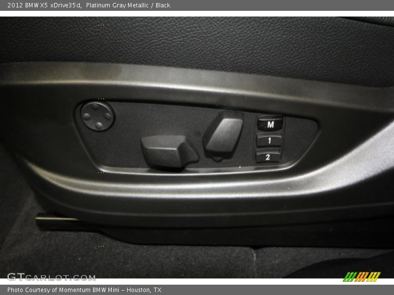 Platinum Gray Metallic / Black 2012 BMW X5 xDrive35d
