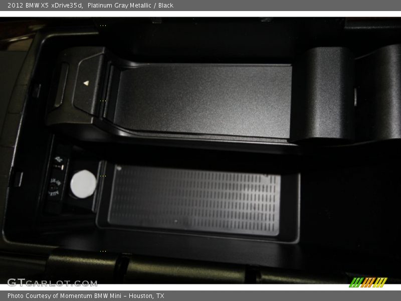 Platinum Gray Metallic / Black 2012 BMW X5 xDrive35d