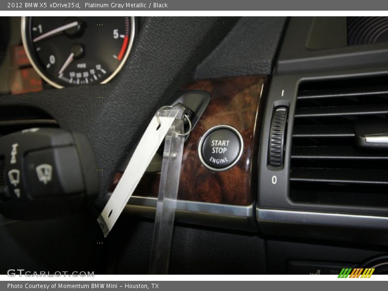 Platinum Gray Metallic / Black 2012 BMW X5 xDrive35d