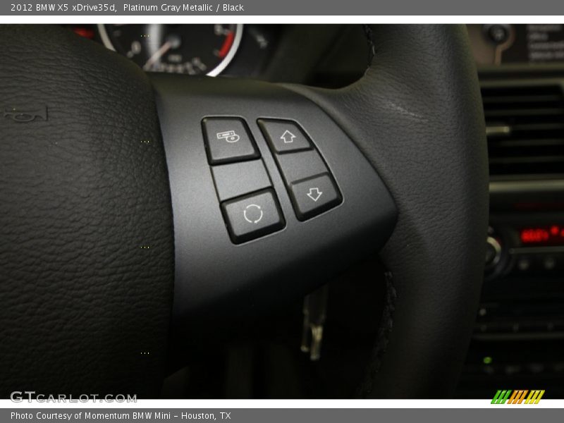 Platinum Gray Metallic / Black 2012 BMW X5 xDrive35d