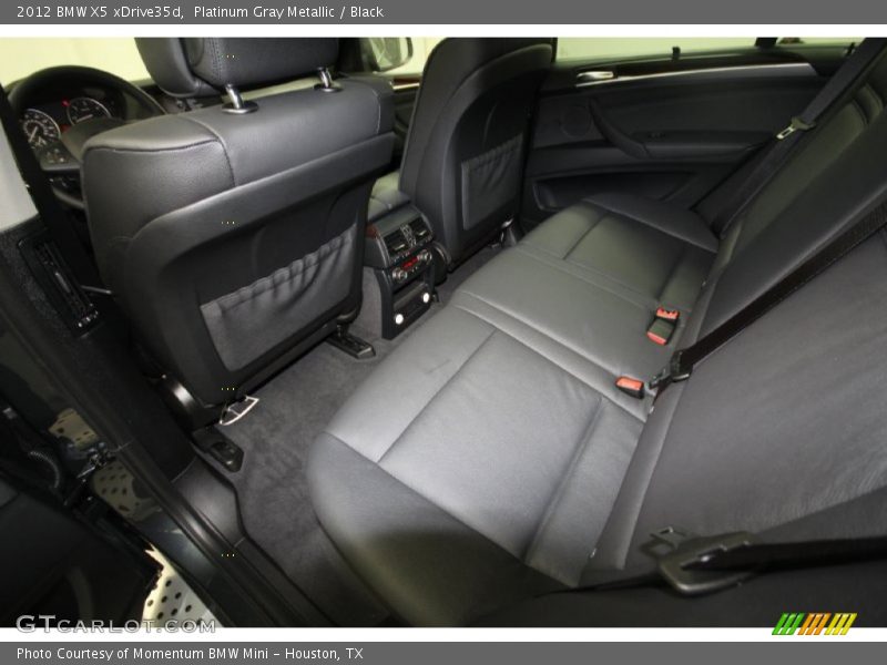 Platinum Gray Metallic / Black 2012 BMW X5 xDrive35d