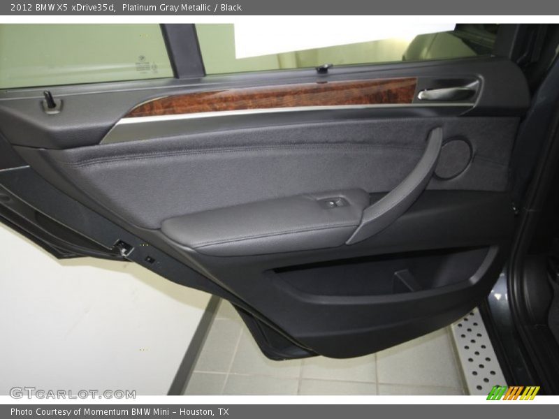 Platinum Gray Metallic / Black 2012 BMW X5 xDrive35d