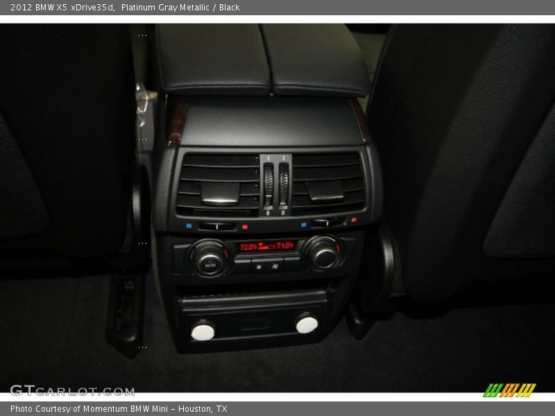 Platinum Gray Metallic / Black 2012 BMW X5 xDrive35d
