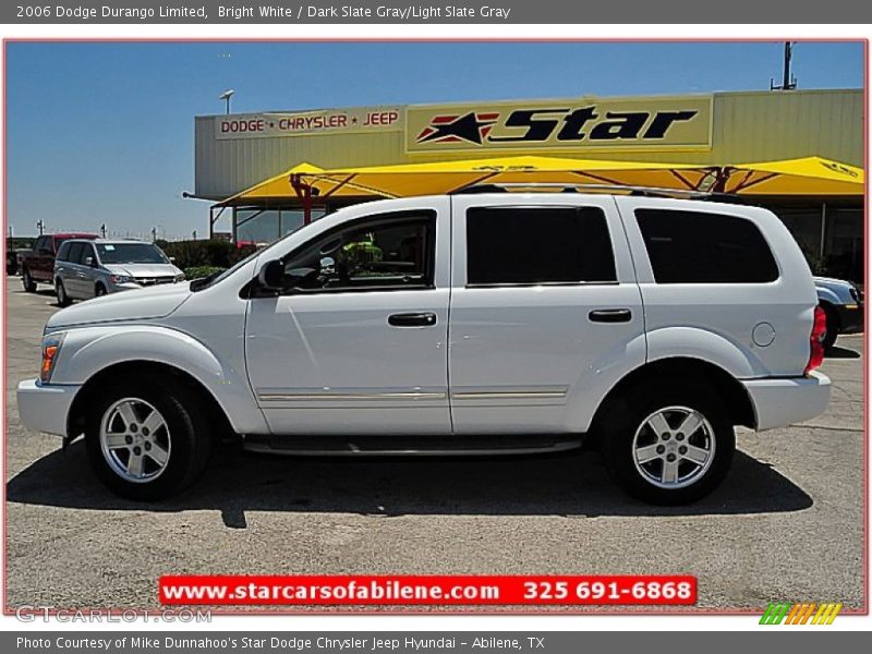Bright White / Dark Slate Gray/Light Slate Gray 2006 Dodge Durango Limited