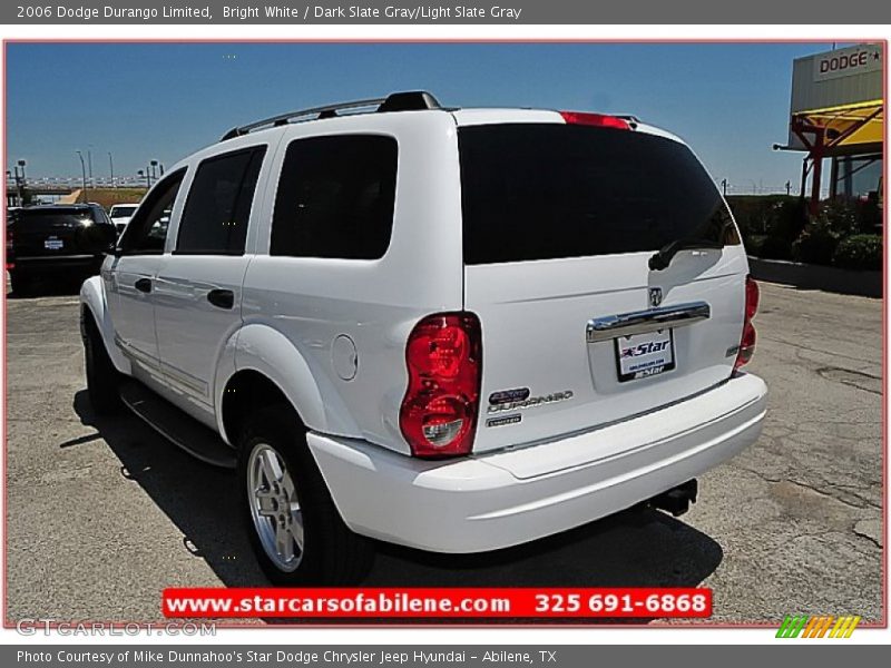 Bright White / Dark Slate Gray/Light Slate Gray 2006 Dodge Durango Limited