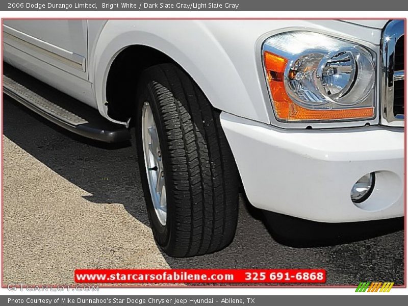 Bright White / Dark Slate Gray/Light Slate Gray 2006 Dodge Durango Limited