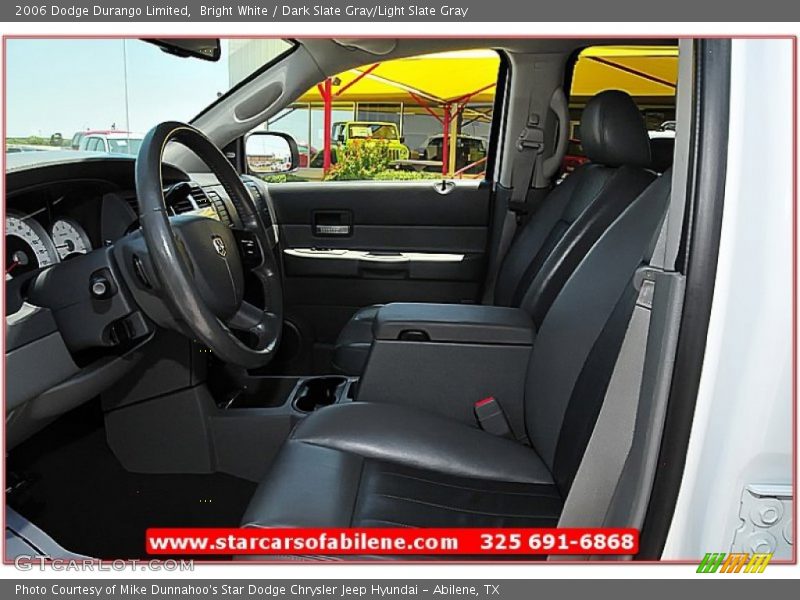 Bright White / Dark Slate Gray/Light Slate Gray 2006 Dodge Durango Limited
