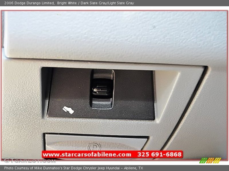 Bright White / Dark Slate Gray/Light Slate Gray 2006 Dodge Durango Limited