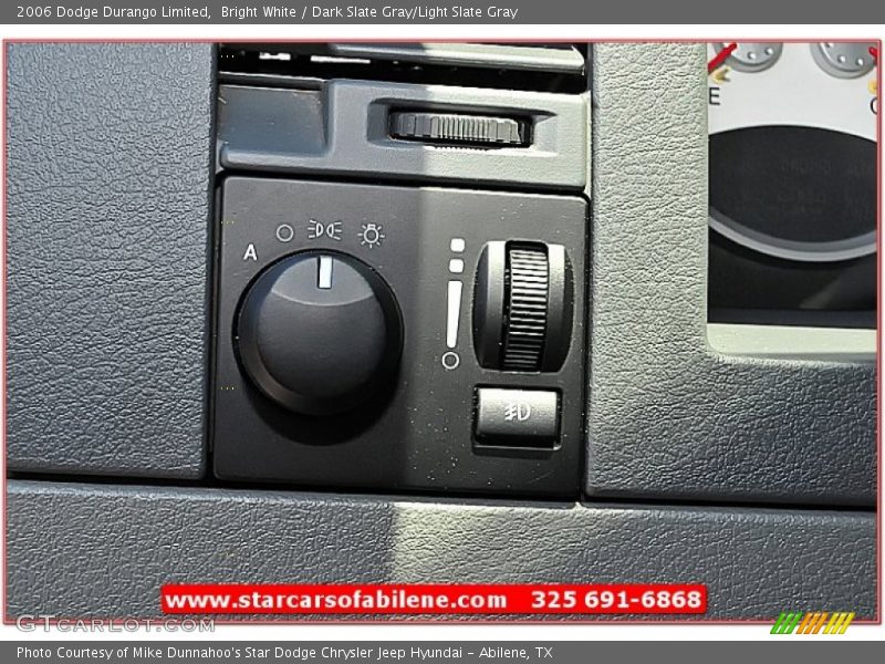 Bright White / Dark Slate Gray/Light Slate Gray 2006 Dodge Durango Limited