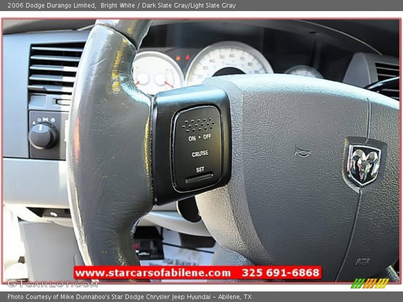 Bright White / Dark Slate Gray/Light Slate Gray 2006 Dodge Durango Limited