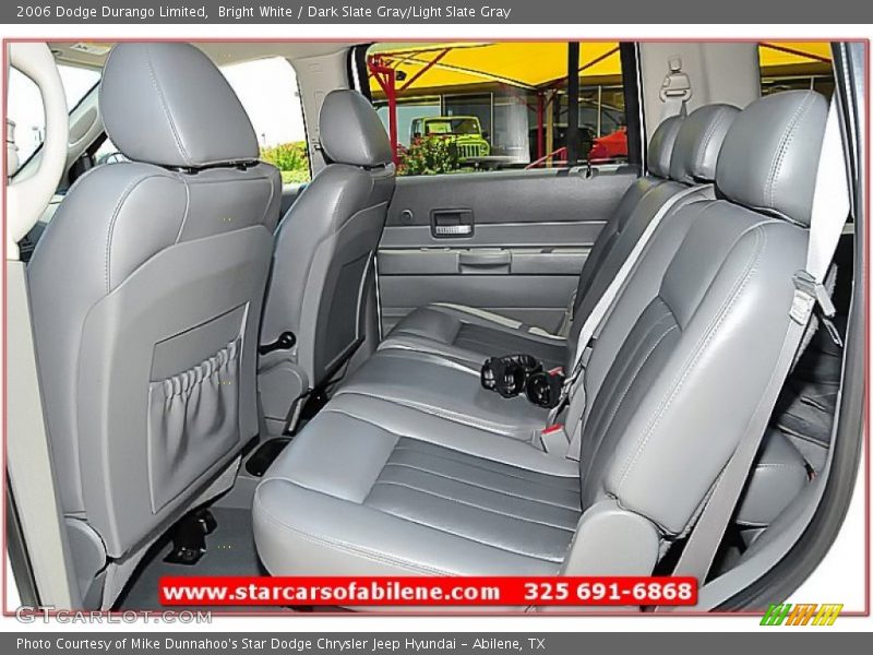 Bright White / Dark Slate Gray/Light Slate Gray 2006 Dodge Durango Limited