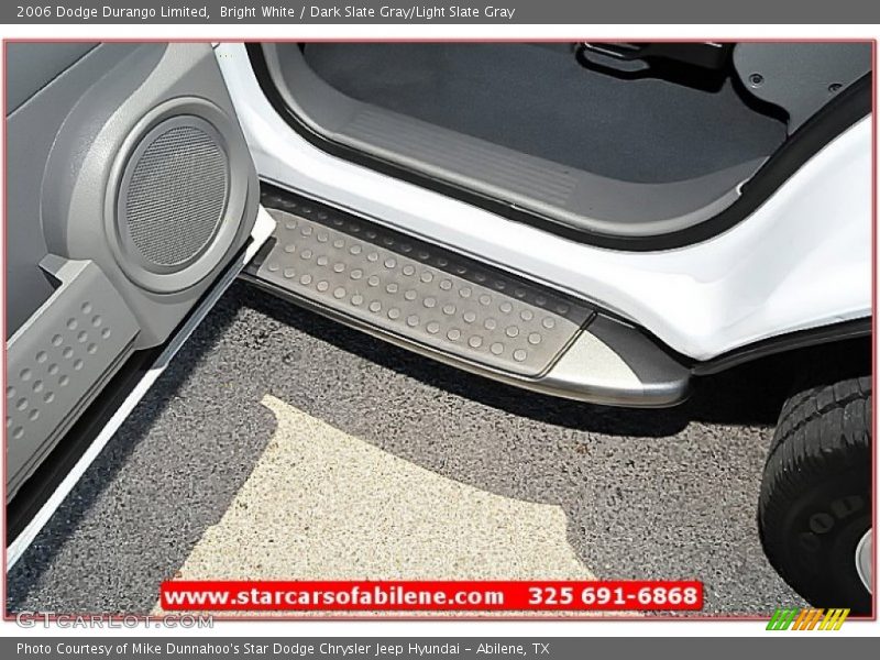 Bright White / Dark Slate Gray/Light Slate Gray 2006 Dodge Durango Limited