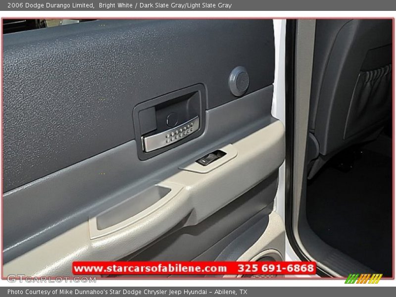 Bright White / Dark Slate Gray/Light Slate Gray 2006 Dodge Durango Limited