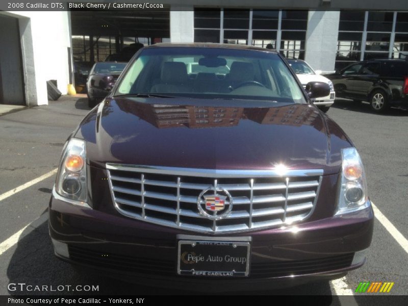 Black Cherry / Cashmere/Cocoa 2008 Cadillac DTS