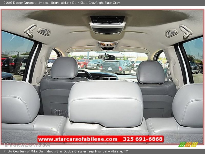 Bright White / Dark Slate Gray/Light Slate Gray 2006 Dodge Durango Limited